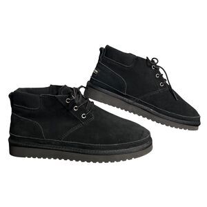 Koolaburra by UGG Chukka Boots Mens Size 9 Suede Fleece Lined Shoes 1121497
